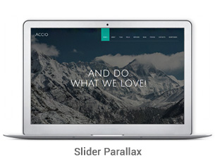 Accio | Responsive Onepage Parallax Site Template